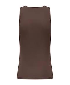 Dames top bruin