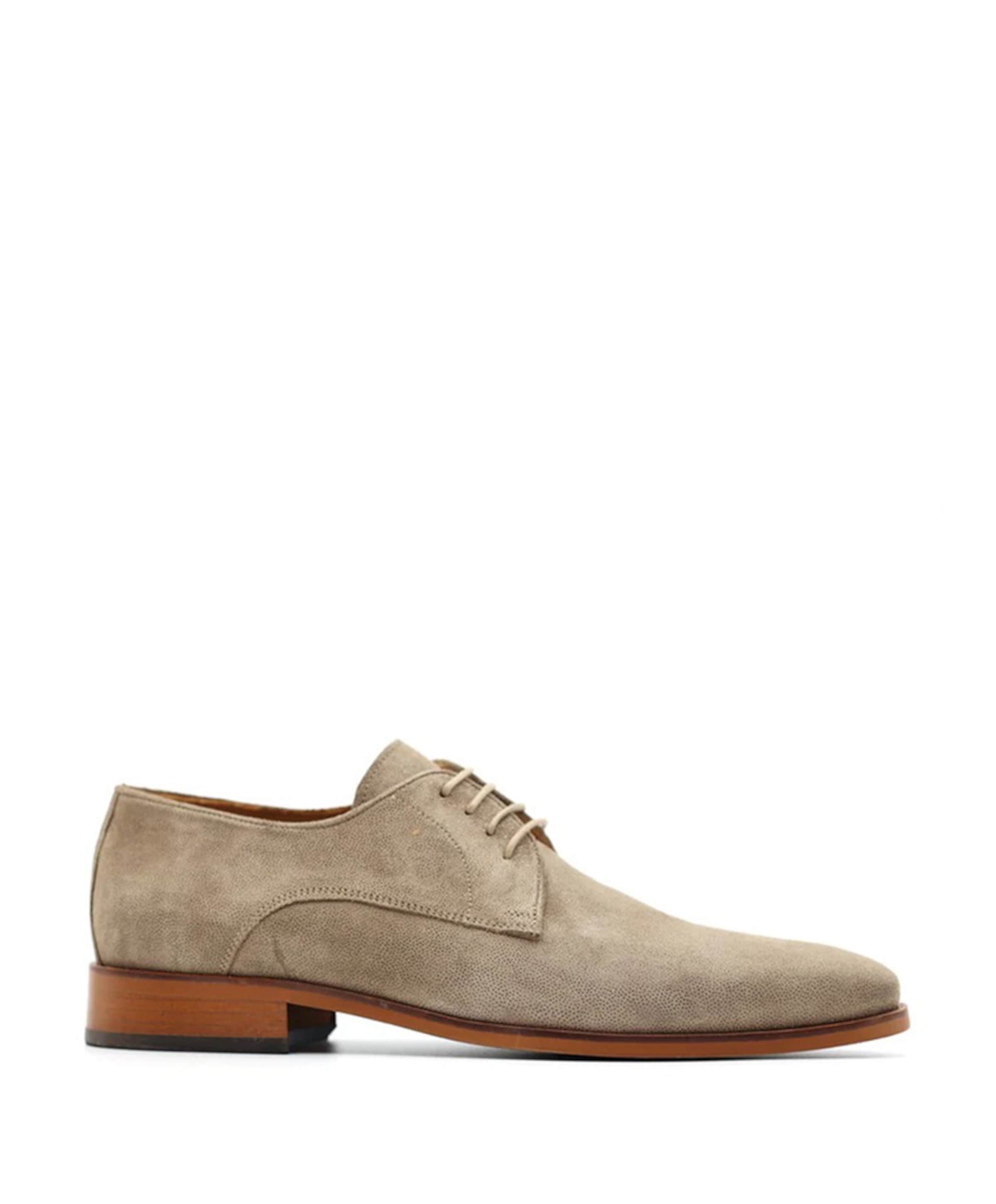 Just2ofus heren veterschoenen beige