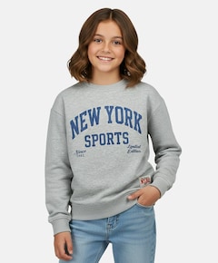 Meisjes sweater grijs