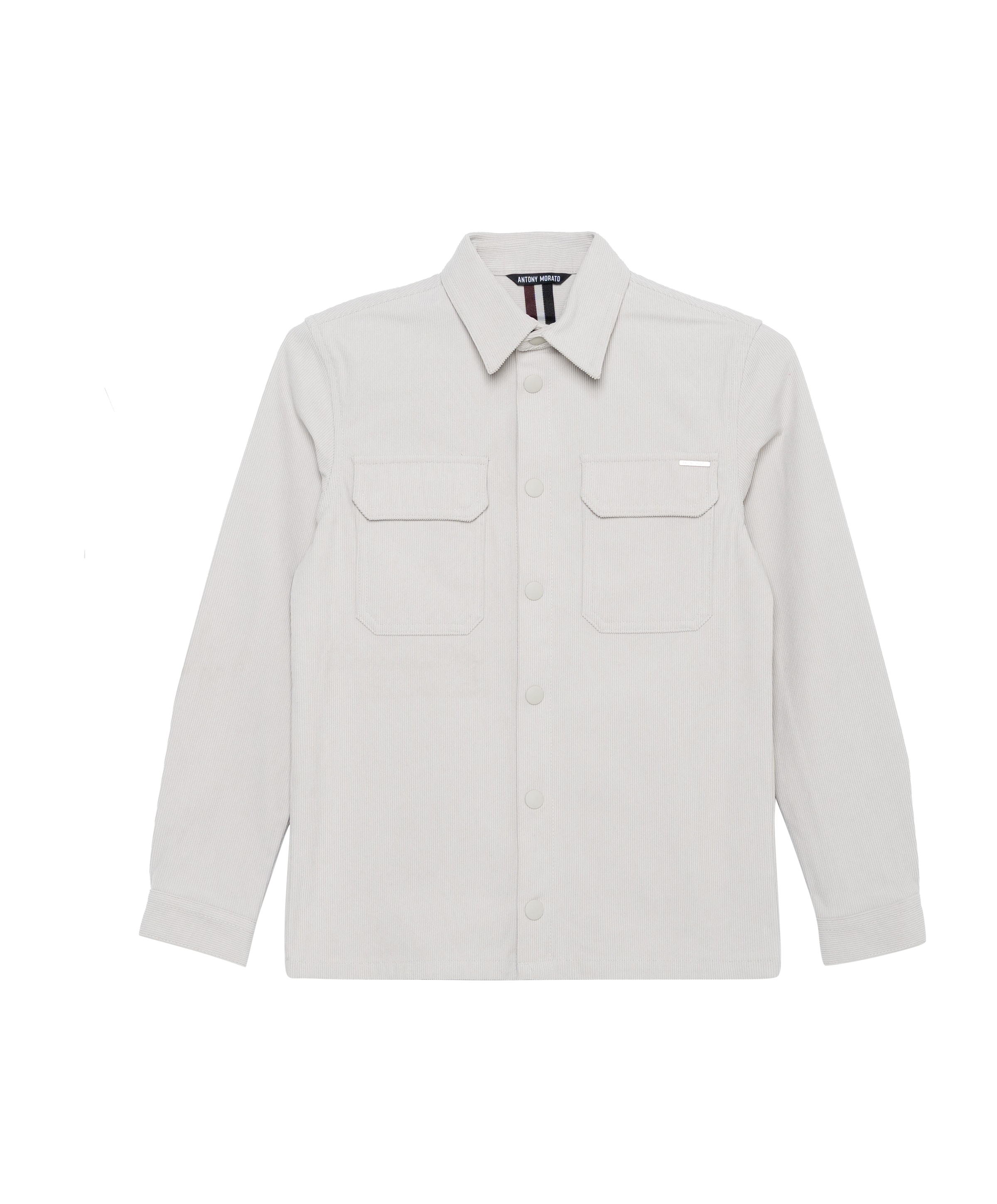 Overhemd lange mouw beige