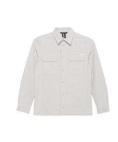 Overhemd lange mouw beige