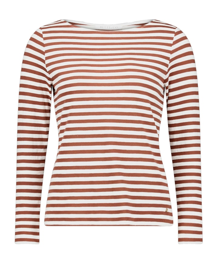 Dames longsleeve bruin