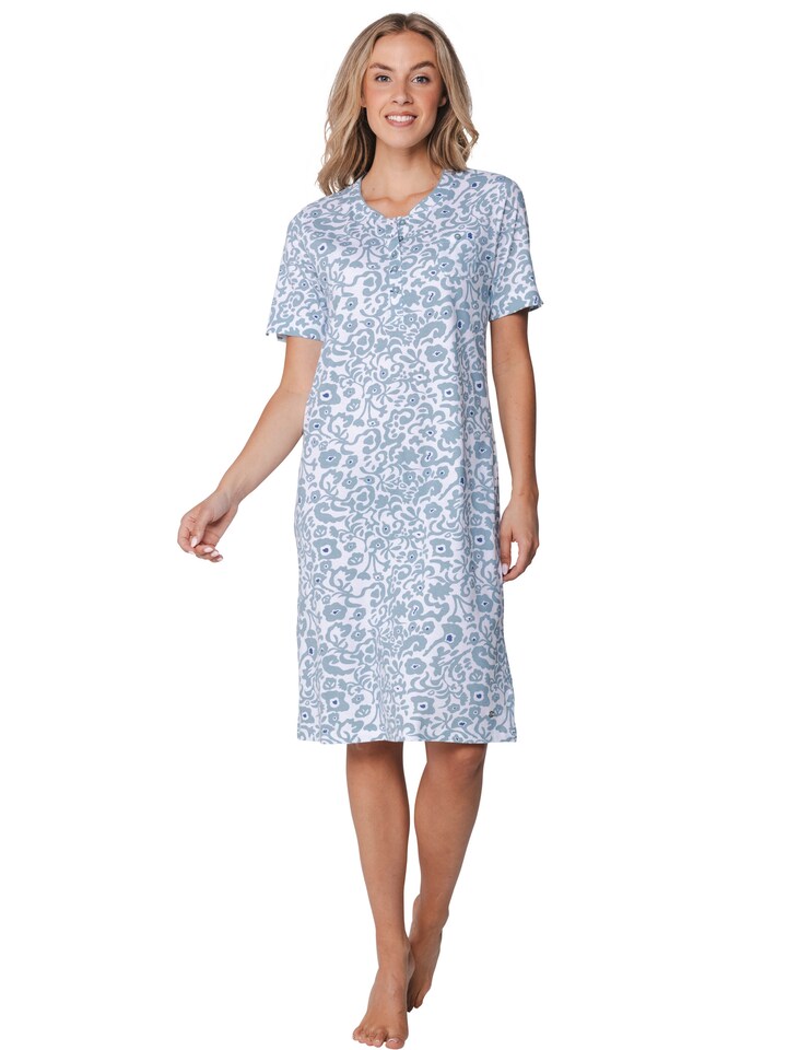 Dames nachthemd blauw