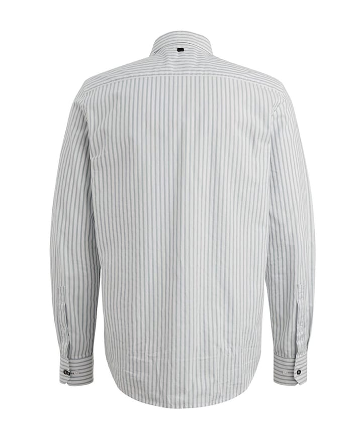 Heren overhemd lange mouw blauw