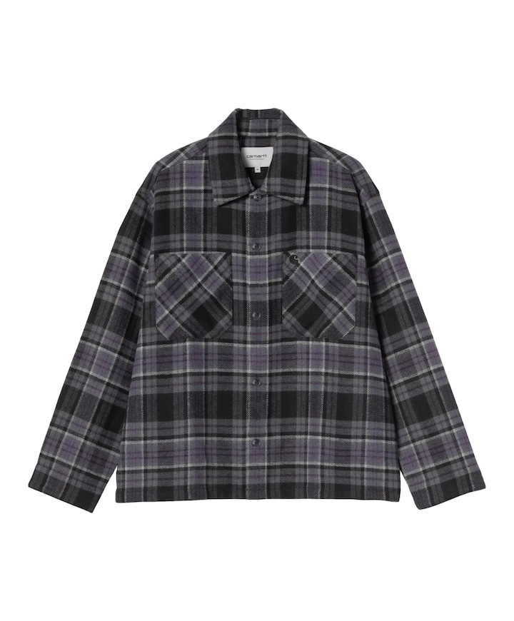 Heren overshirt paars