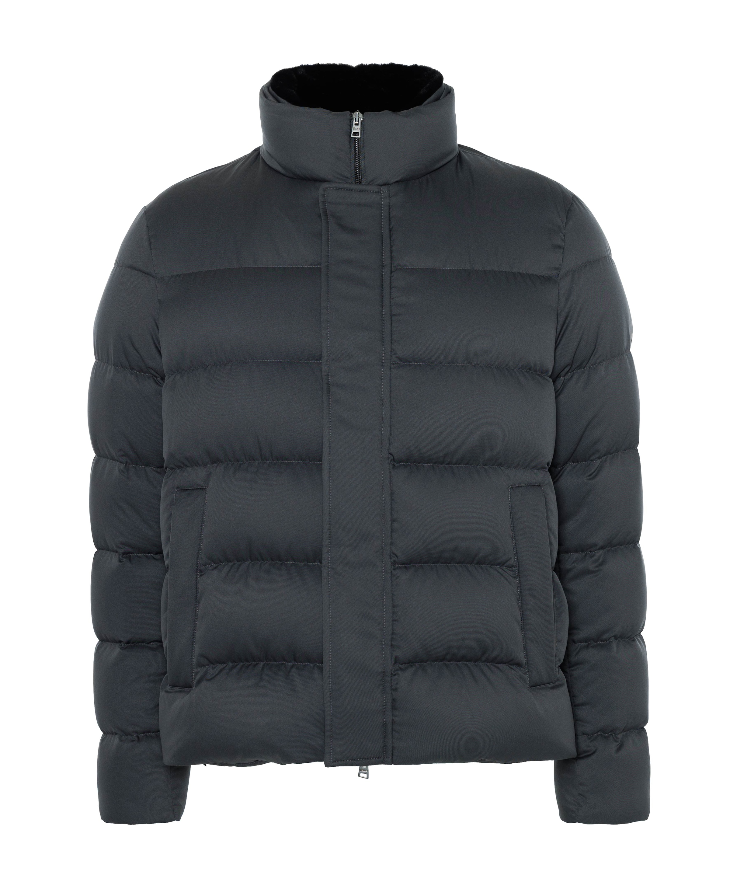 Heren jas grijs