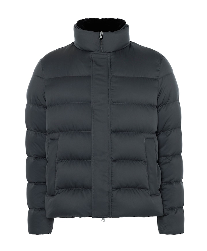 Heren jas grijs