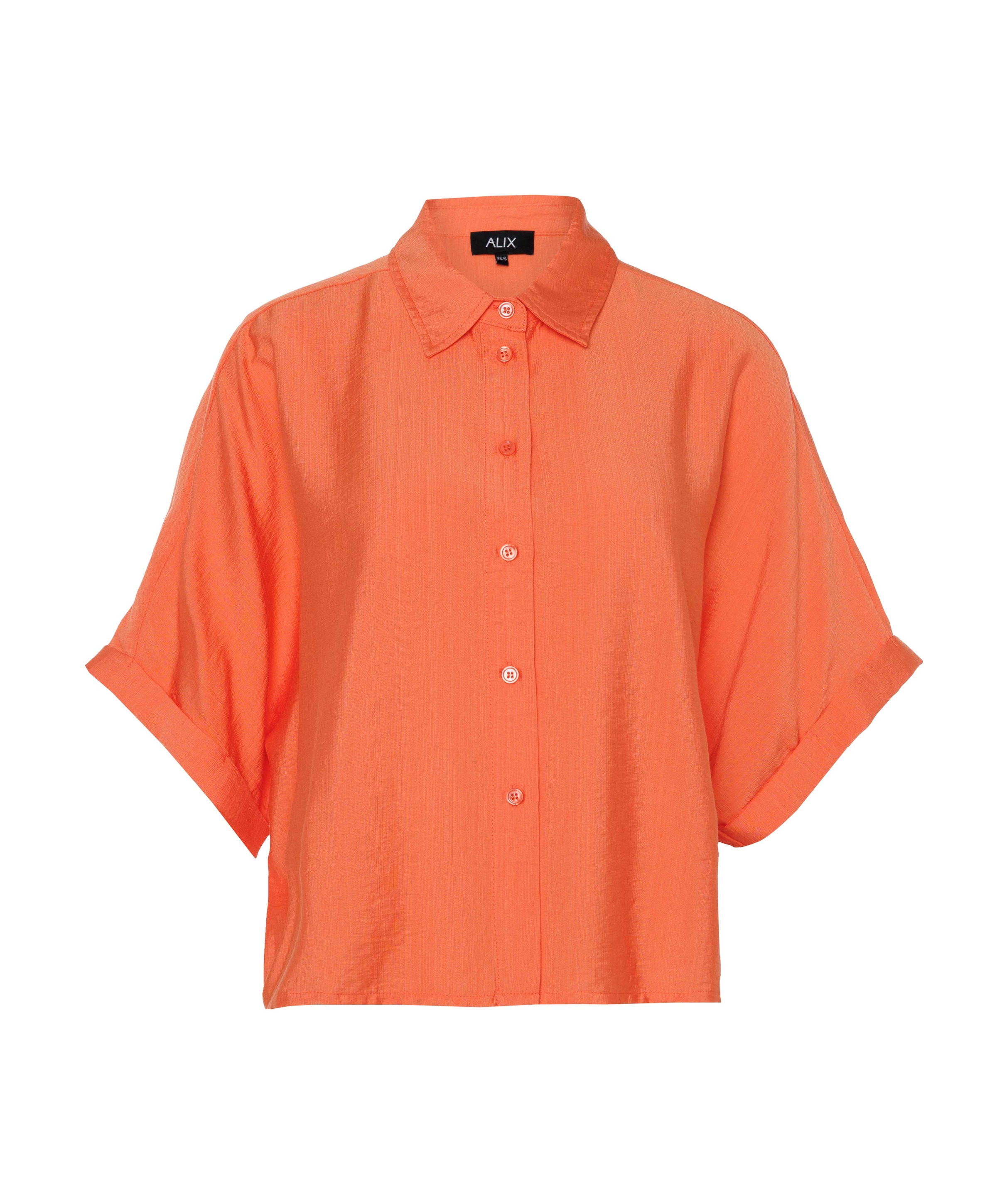 Dames blouse oranje