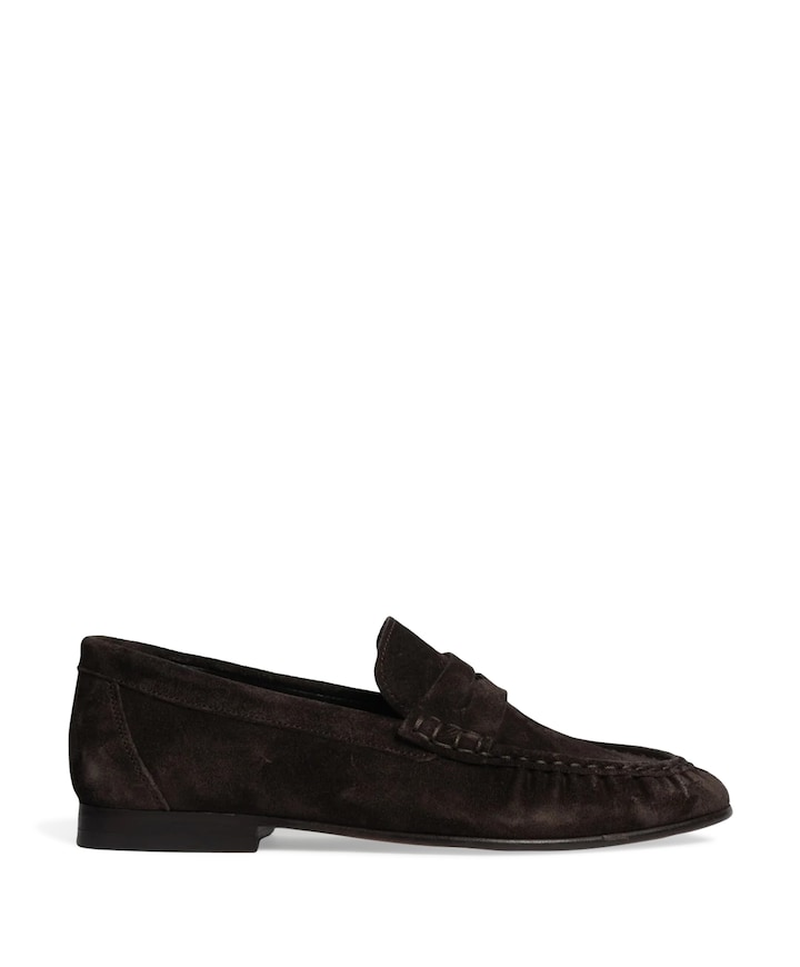 Penny Wrinkle dames loafers bruin