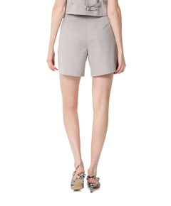 VidaCC Crop Pleat korte broek beige
