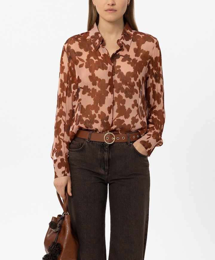 Dames blouse roze