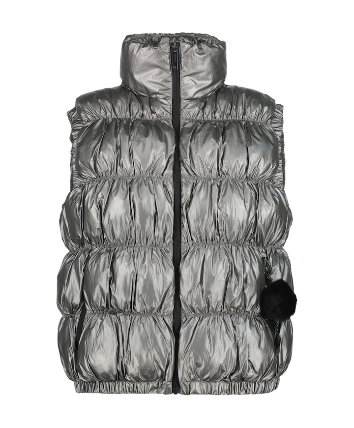 Dames bodywarmer grijs
