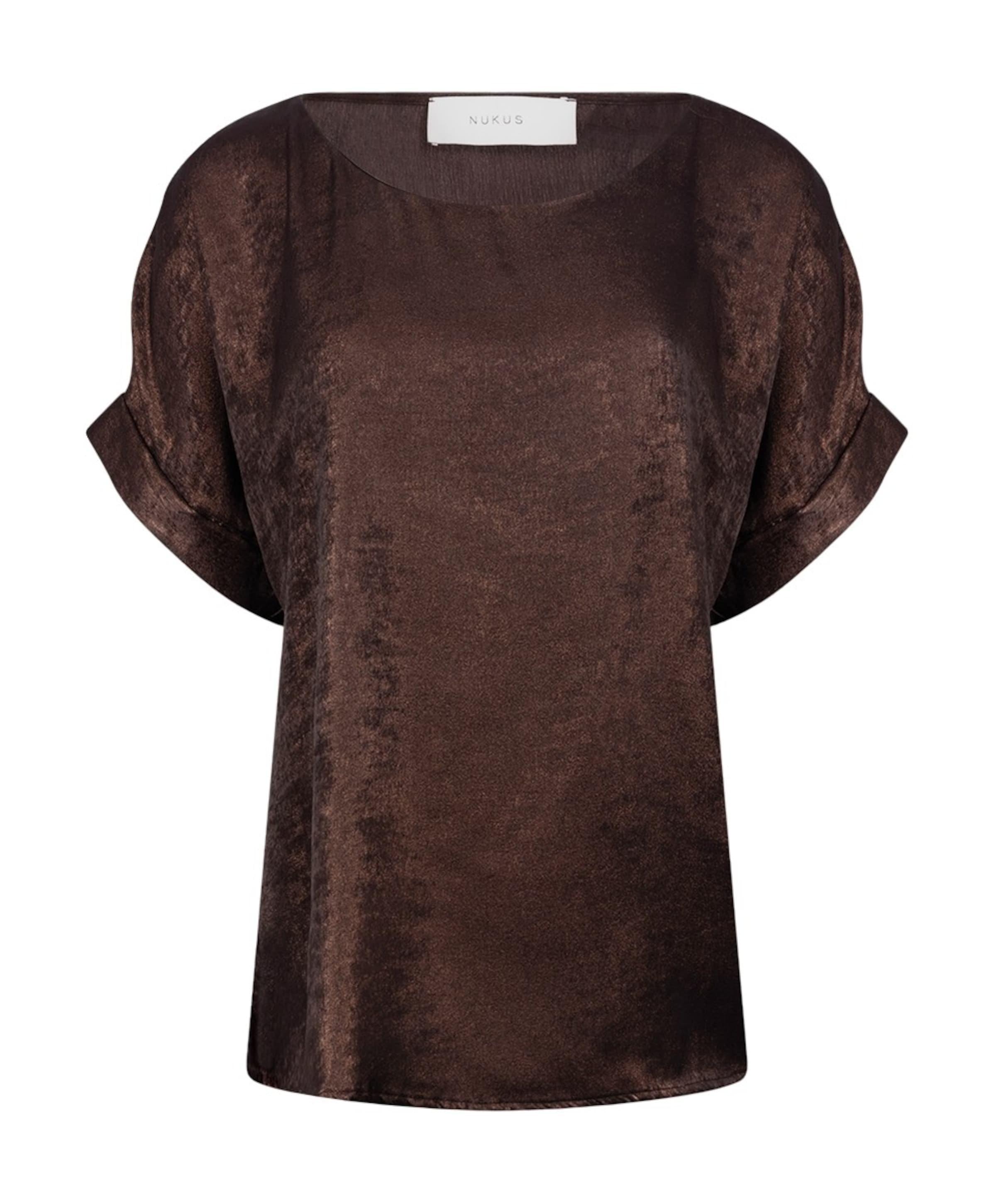 Dames top bruin