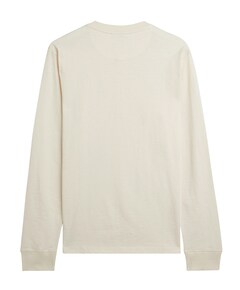 Heren longsleeve beige