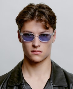 Uniseks zonnebril blauw