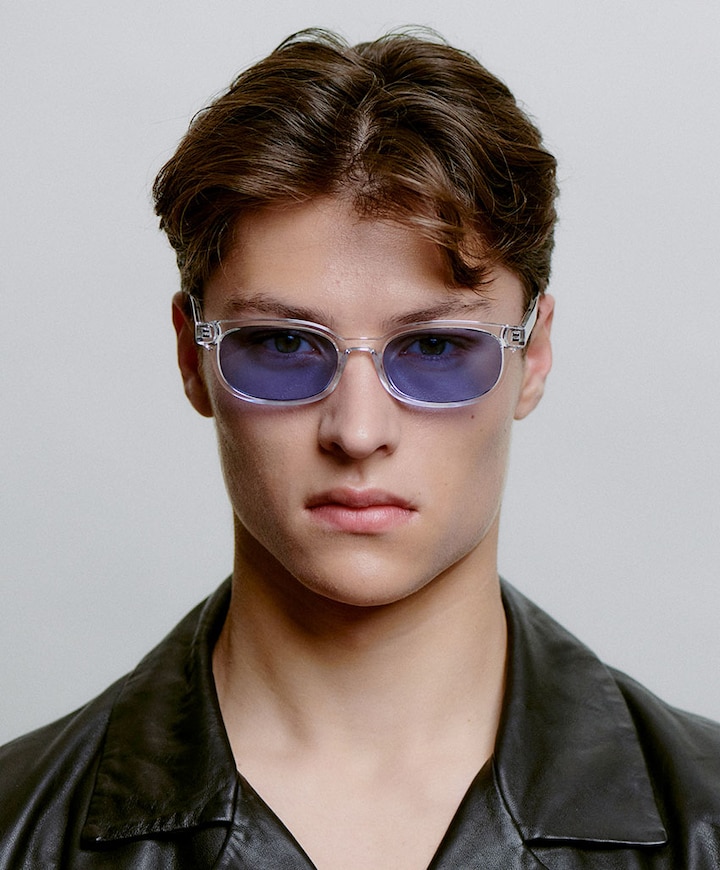 Uniseks zonnebril blauw