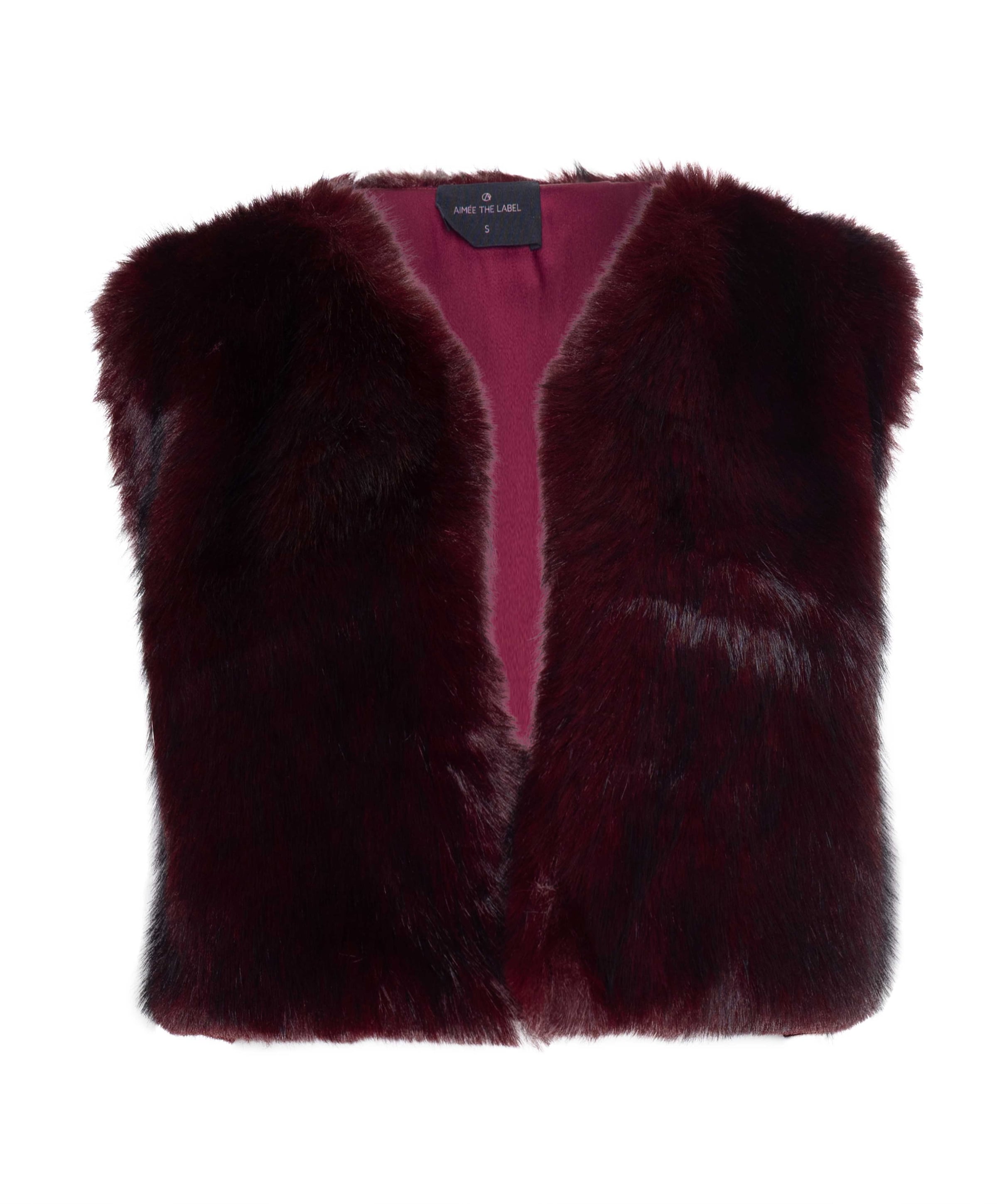 Dames gilet bordeaux