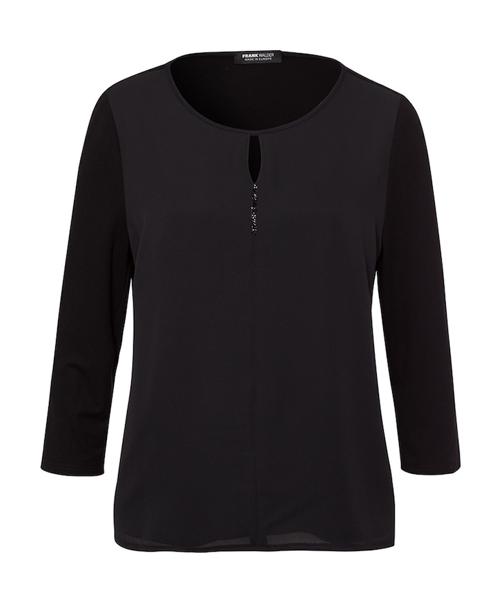 Dames longsleeve zwart