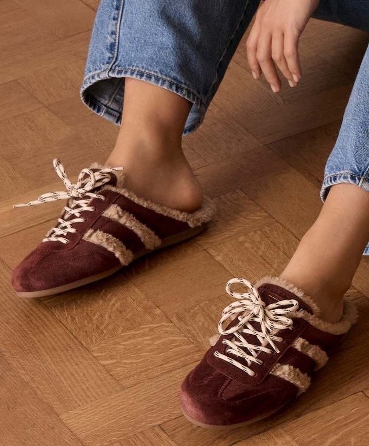 June Ashton dames clogs bordeaux