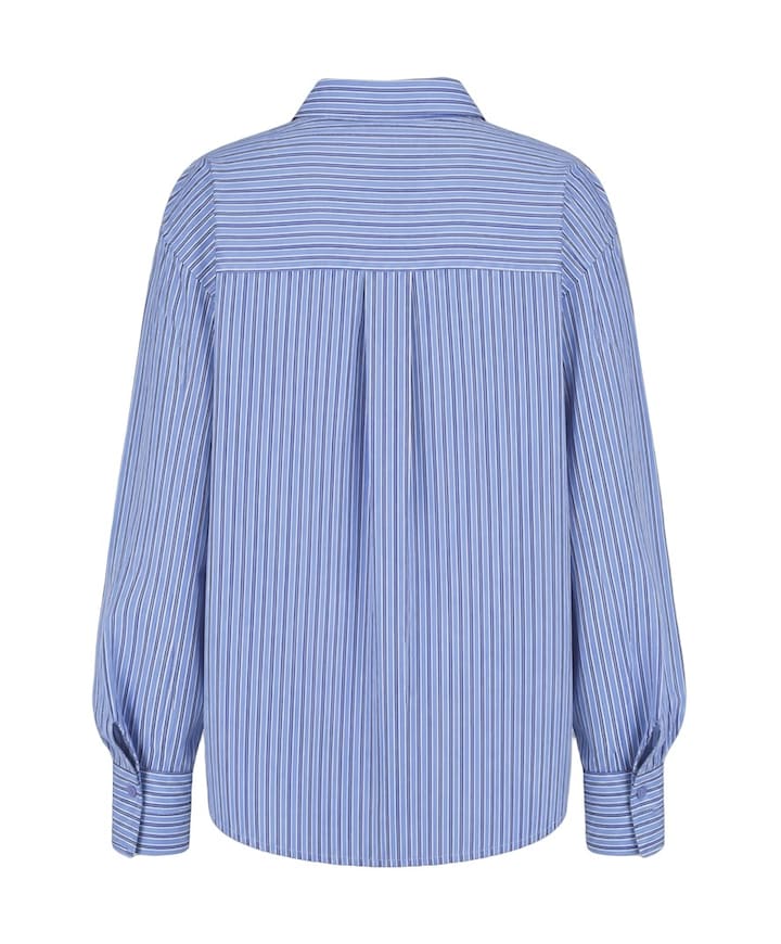 Dames blouse blauw