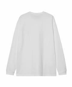 Heren longsleeve wit