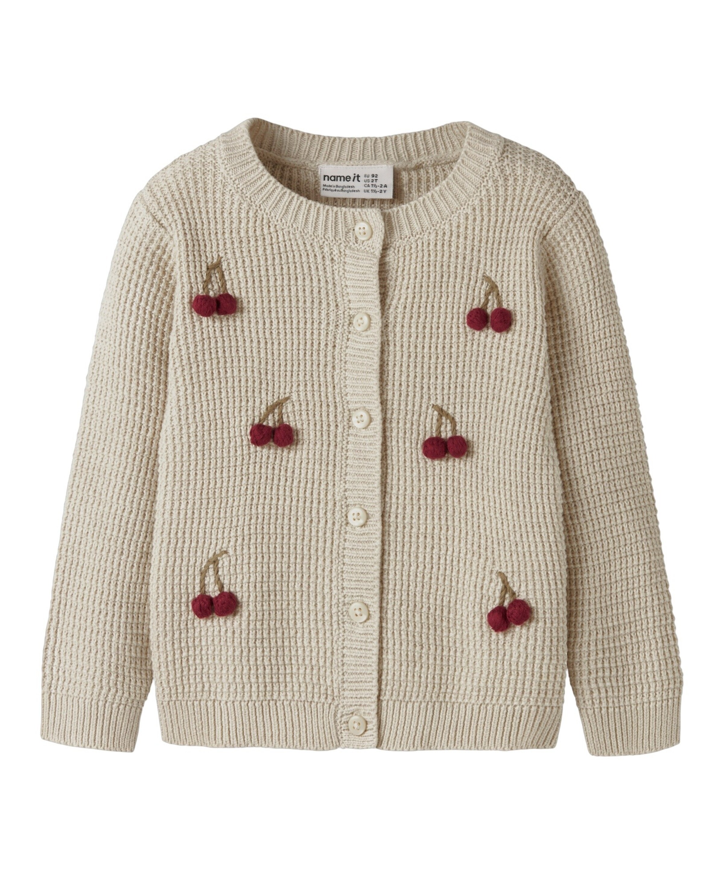 Meisjes vest beige