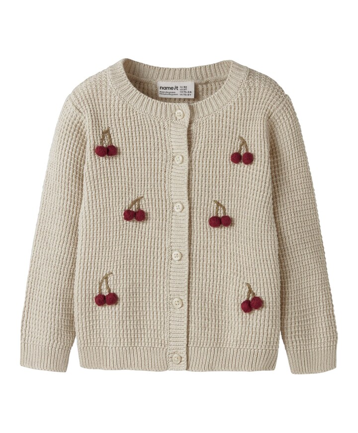 Meisjes vest beige