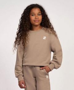 Meisjes sweater beige