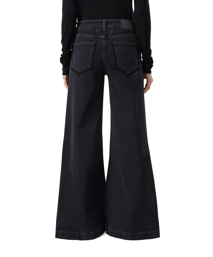 Glow Up dames jeans zwart