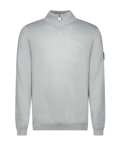 Trui met rits grijs