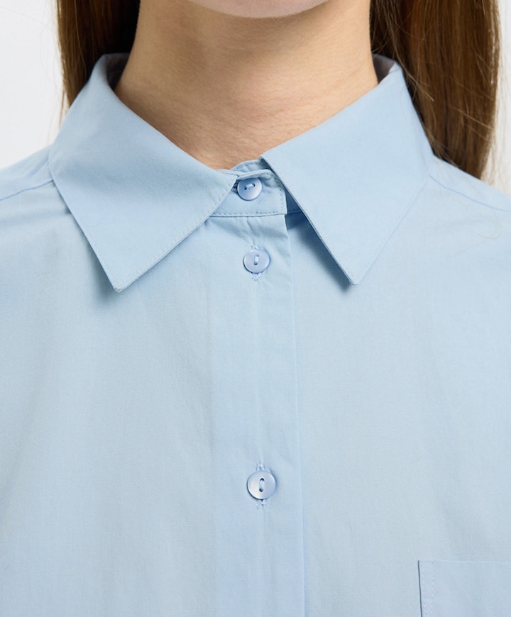 Blouse blauw