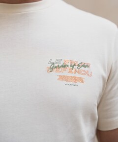 Heren T-shirt ecru