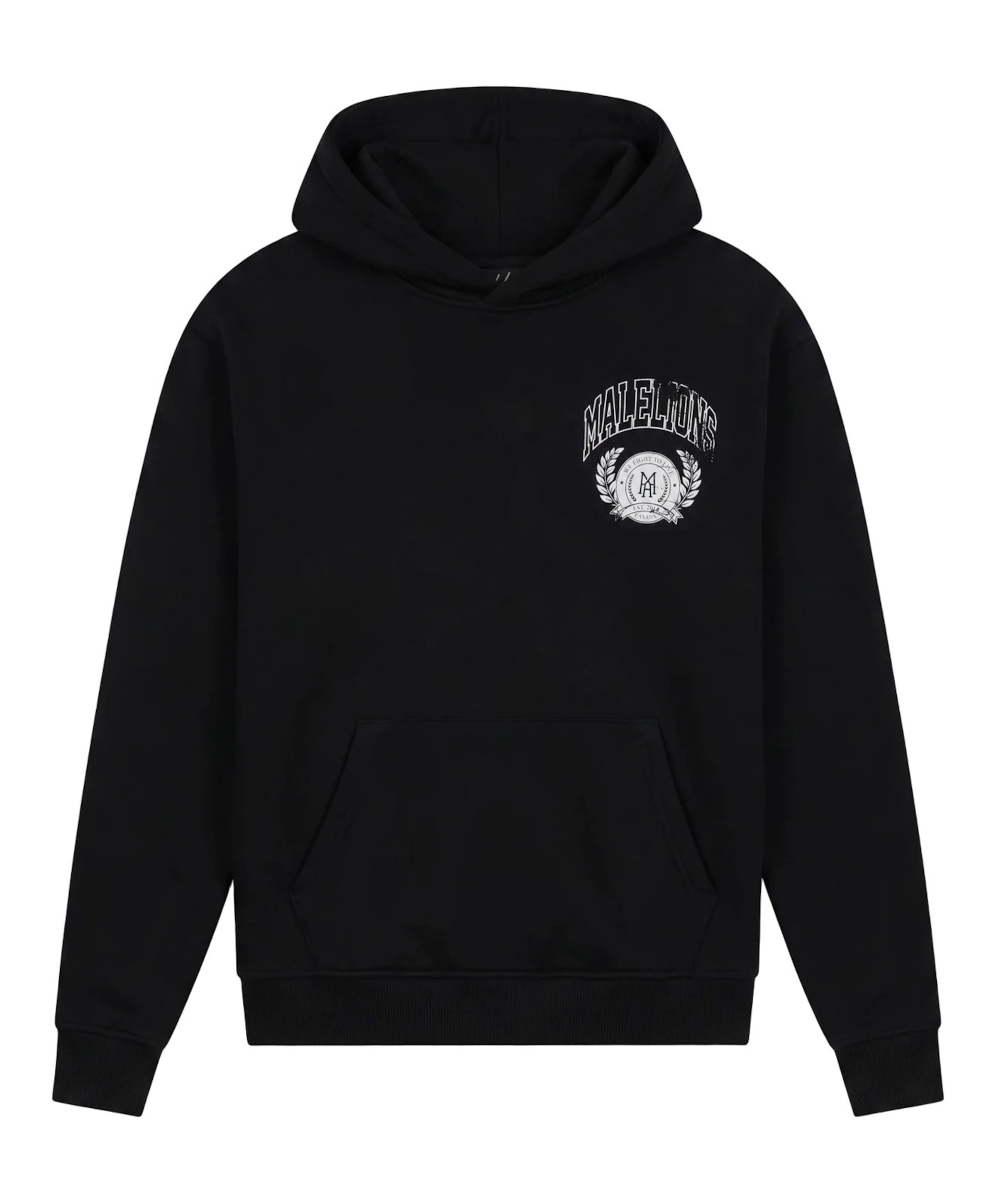 Heren hoodie zwart