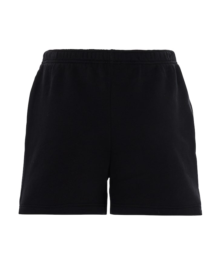 W Nk Stdo Flc Mr Std 4in dames shorts zwart