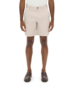 ALVINPL 769 SAND LINEN heren korte broek beige