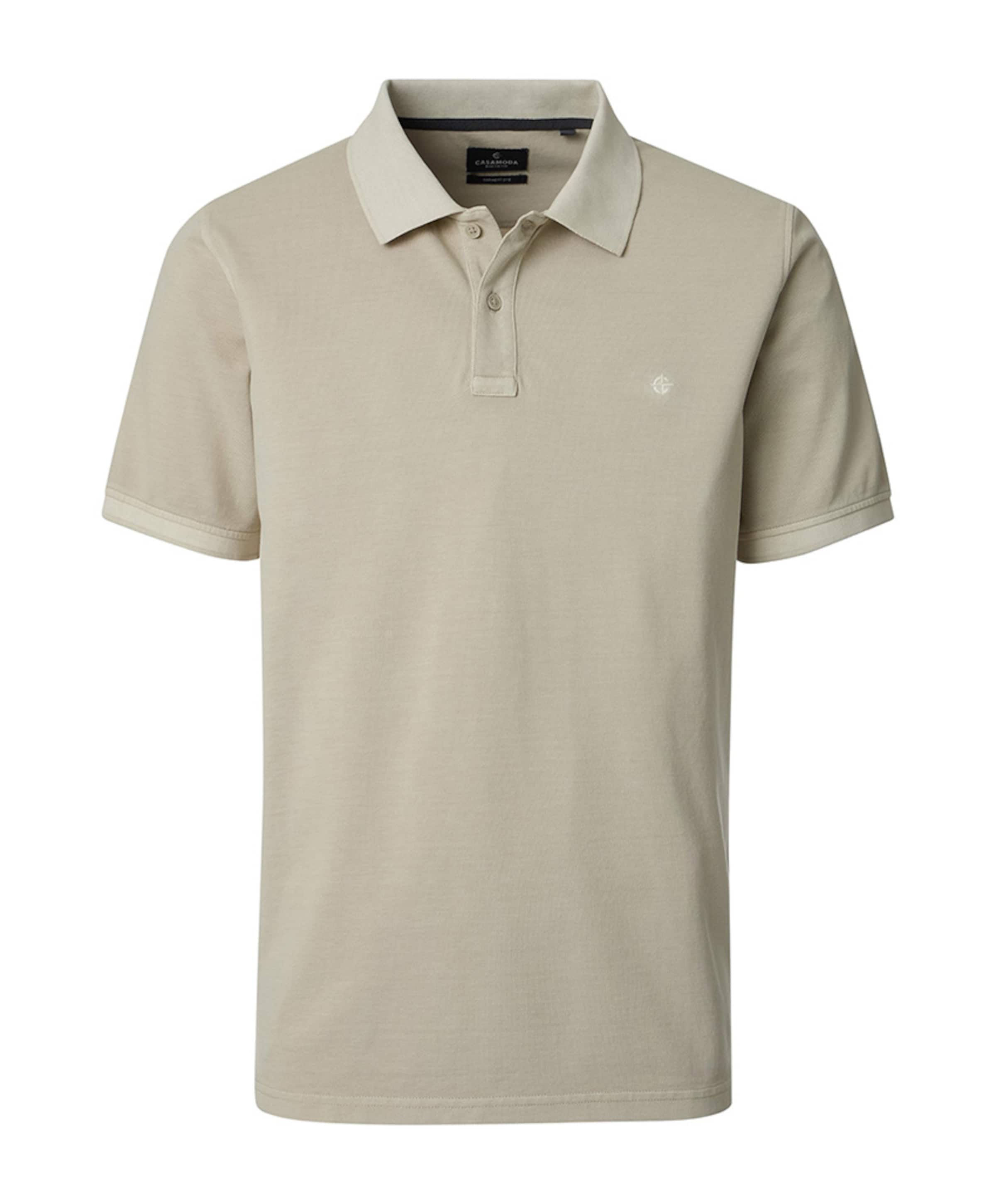 Heren polo beige