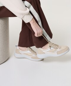 Kalea dames sneakers beige