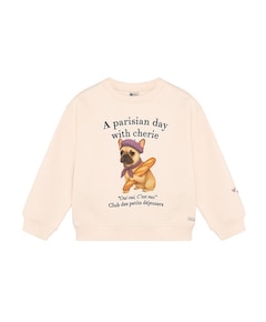 Meisjes sweater ecru