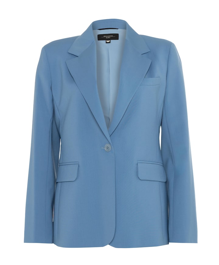 Dames blazer blauw