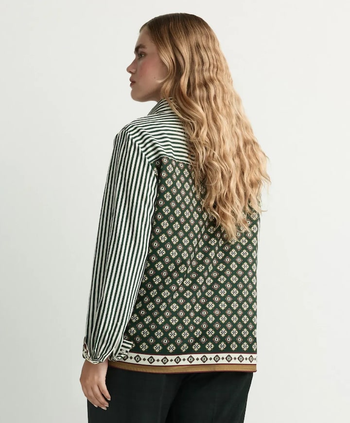 Dames blouse groen