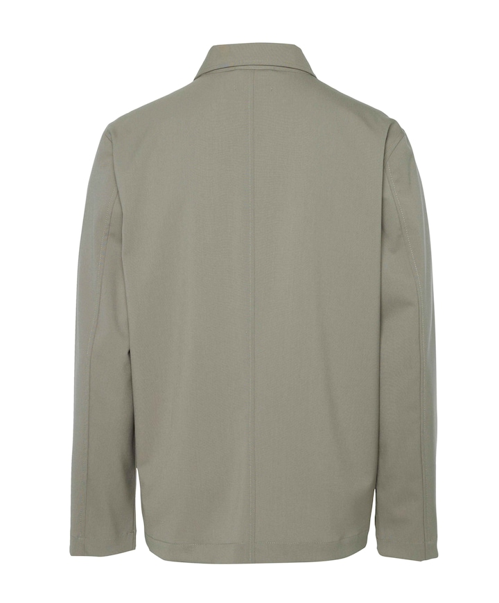 Heren overhemd lange mouw groen