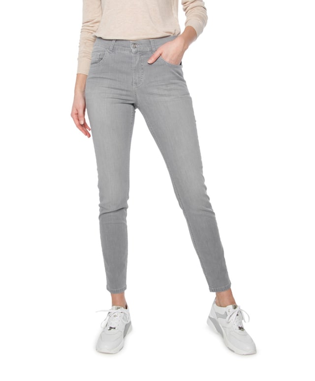Skinny jeans grijs