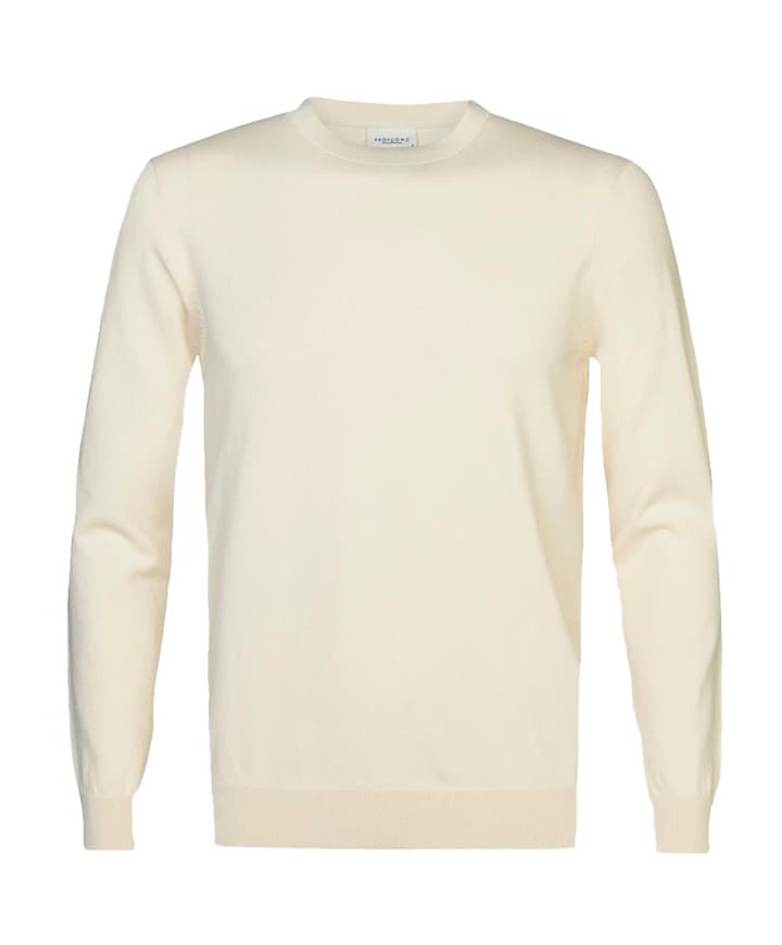 Heren trui ecru
