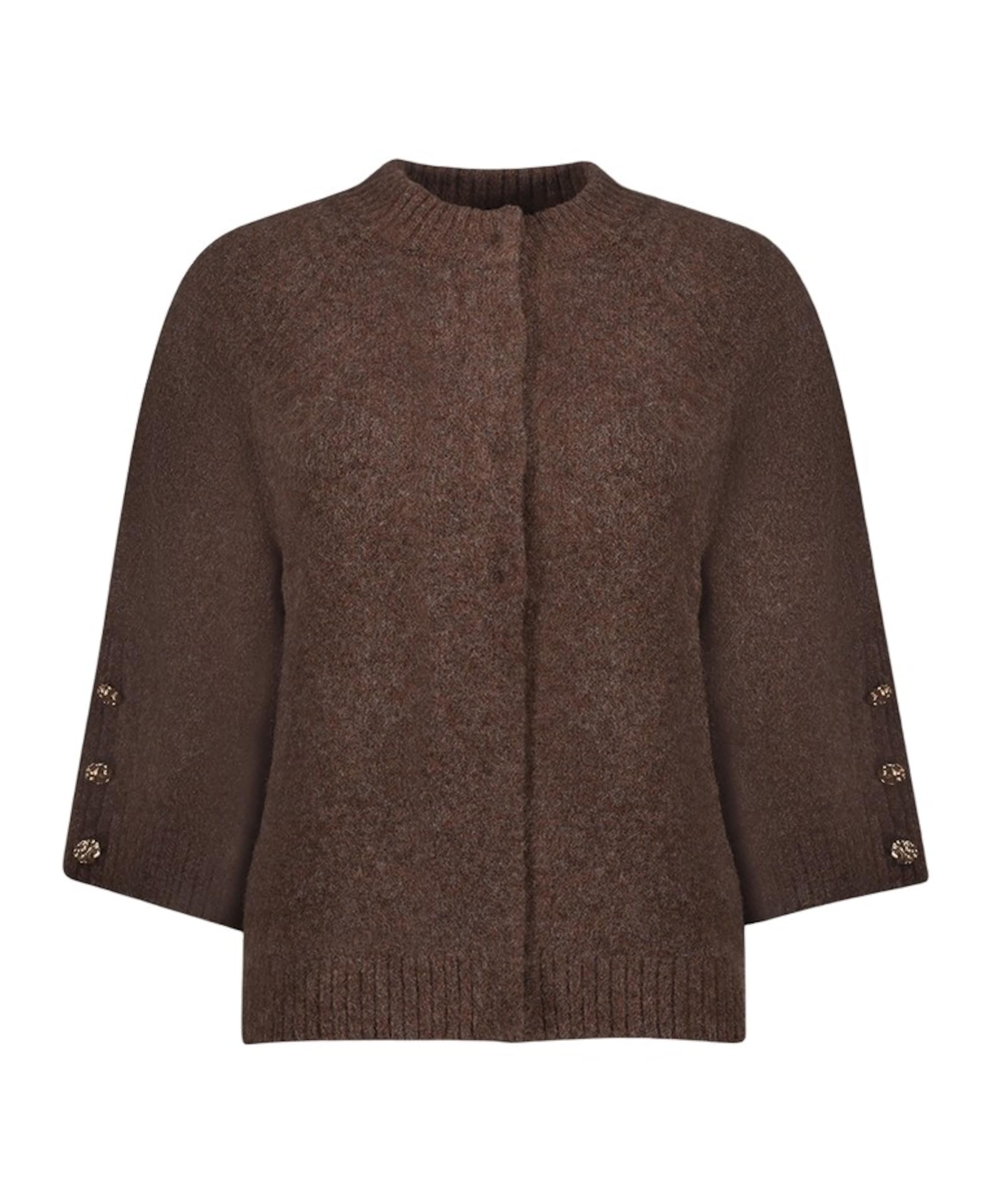 Dames vest bruin
