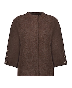 Dames vest bruin