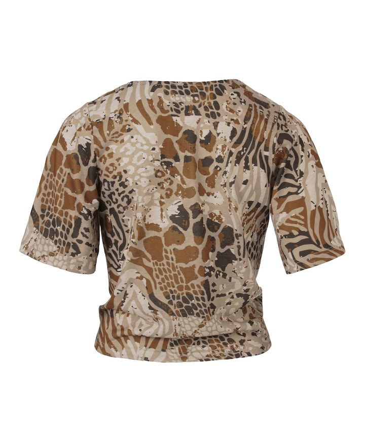 Dames blouse beige