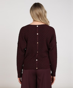 Dames trui bordeaux