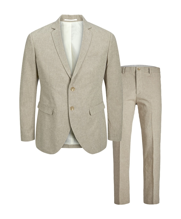 Jongens colbert beige