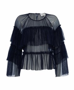 Dames blouse blauw
