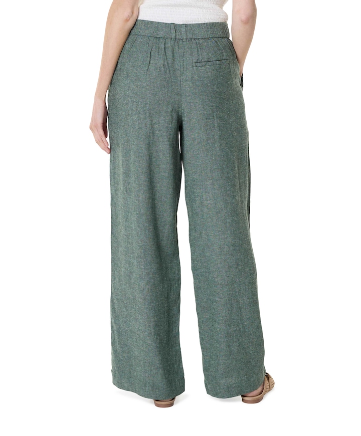 MSCHViana Ginia Pleat dames broek groen